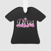 Diva Bling Ornament (Rückseite)