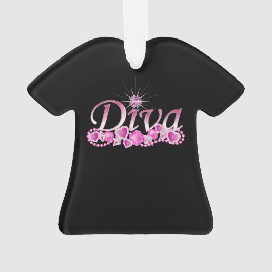 Diva Bling Ornament (Rückseite)