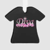 Diva Bling Ornament (Vorderseite)