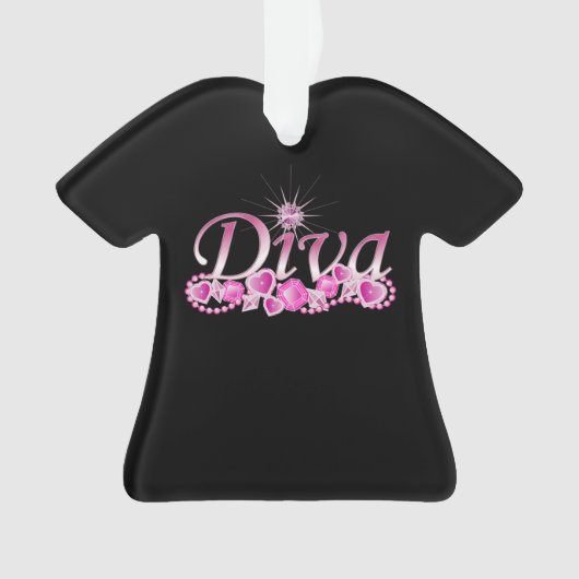 Diva Bling Ornament (Vorderseite)