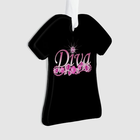 Diva Bling Ornament (Vorderseite)