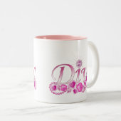 Diva Bling Zweifarbige Tasse (VorderseiteRechts)