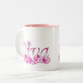 Diva Bling Zweifarbige Tasse (Vorderseite Links)