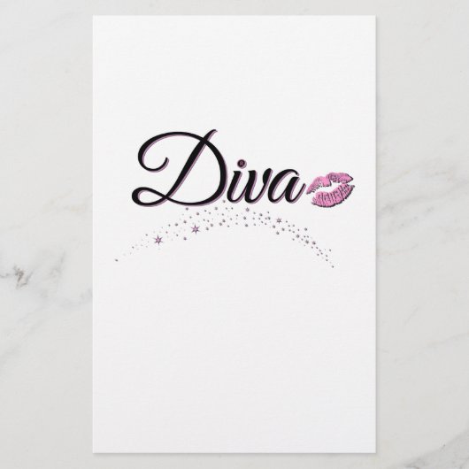 Diva Briefpapier (Vorderseite)