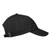 Diva Butterfly Black Bestickte Baseballkappe (Rechts)