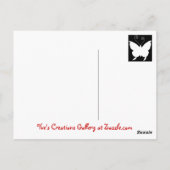 Diva Butterfly I Postkarte (Rückseite)