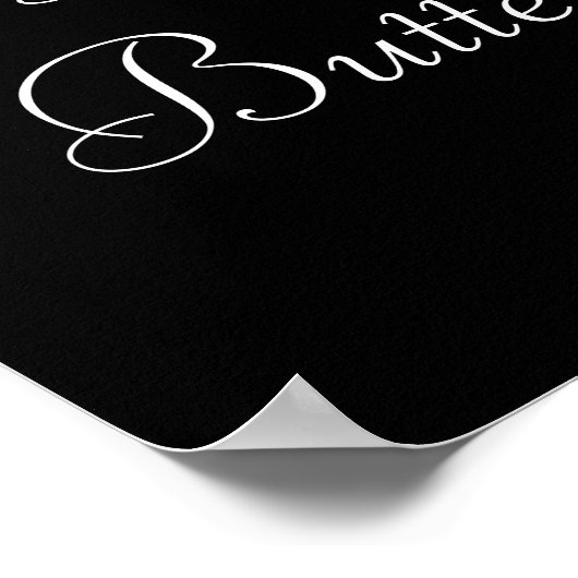 Diva Butterfly Poster (Ecke)