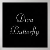 Diva Butterfly Poster (Vorne)
