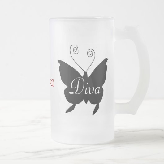 Diva Butterfly Tasse (Rechts)
