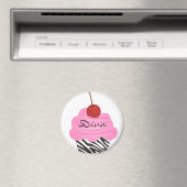 Diva Cupcake Magnet (In Situ (Geschirrspüler))