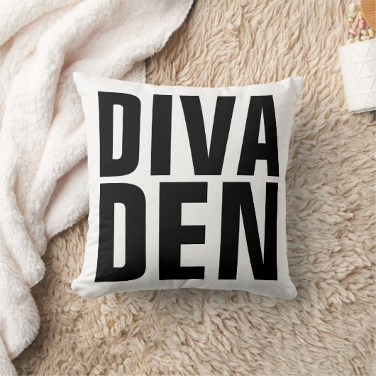 DIVA DEN PILLOW FÜR EHEFRAU ODER MAMA KISSEN (Decke)