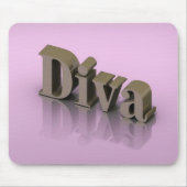 Diva des Gold3d Mousepad (Vorne)