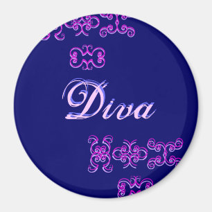 Diva Designer Name I Magnet