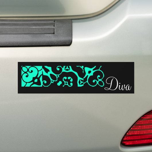 Diva Designer Name II Autoaufkleber (Auf Auto)