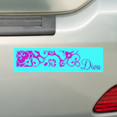 Diva Designer Name III Autoaufkleber (Auf Auto)
