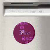 Diva Designer Name IV Magnet (In Situ (Geschirrspüler))