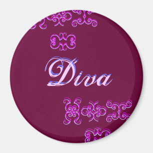 Diva Designer Name IV Magnet
