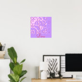Diva Designer Name Poster (Heimbüro)