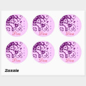 Diva Designer Name Sticker (Blatt)