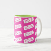 DIVA DIVA DIVA ZWEIFARBIGE TASSE (VorderseiteRechts)