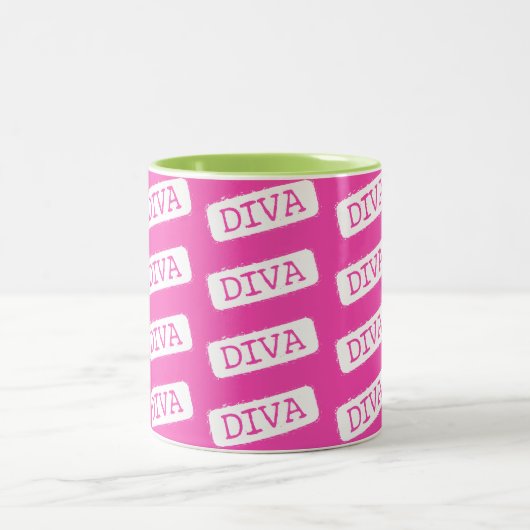 DIVA DIVA DIVA ZWEIFARBIGE TASSE (Mittel)