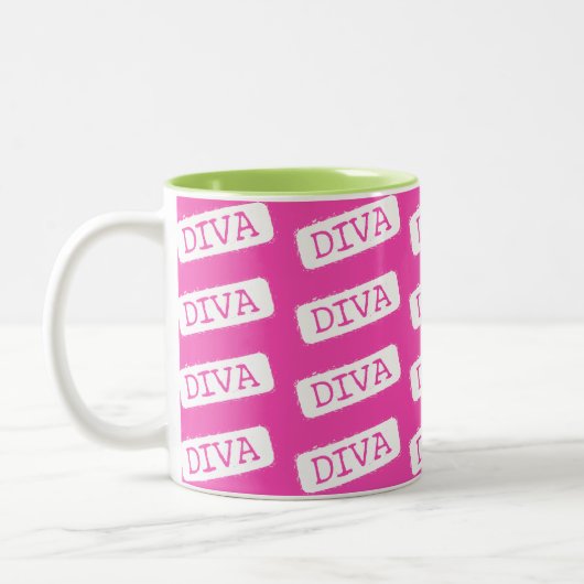DIVA DIVA DIVA ZWEIFARBIGE TASSE (Links)