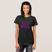 Diva Diva (IT-Fachfrau) T-Shirt (Vorne ganz)