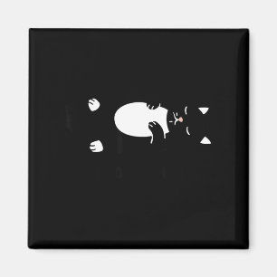 Diva down lustiger fauler Katzen-Meme-Zitat Magnet