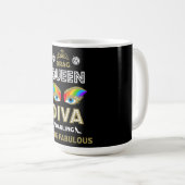 Diva Drag Queen Kaffeetasse (VorderseiteRechts)