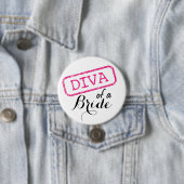 "DIVA" einer Braut Button (Beispiel)