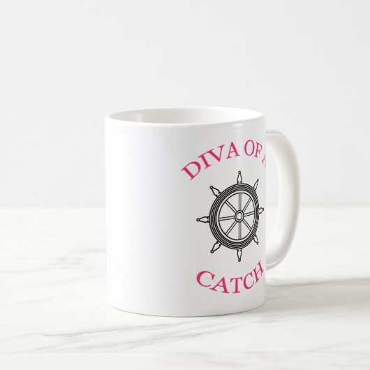 DIVA EINER FANGTasse Kaffeetasse (VorderseiteRechts)