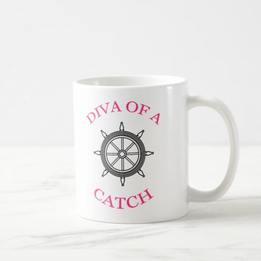 DIVA EINER FANGTasse Kaffeetasse (Rechts)