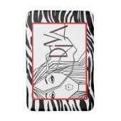 "DIVA" einer Rug Badematte (Vorderseite Vertikal)