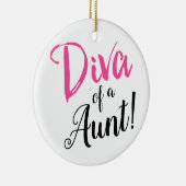 "DIVA einer Tante!" Keramik Keramik Ornament (Rechts)