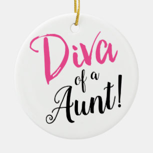 "DIVA einer Tante!" Keramik Ornament