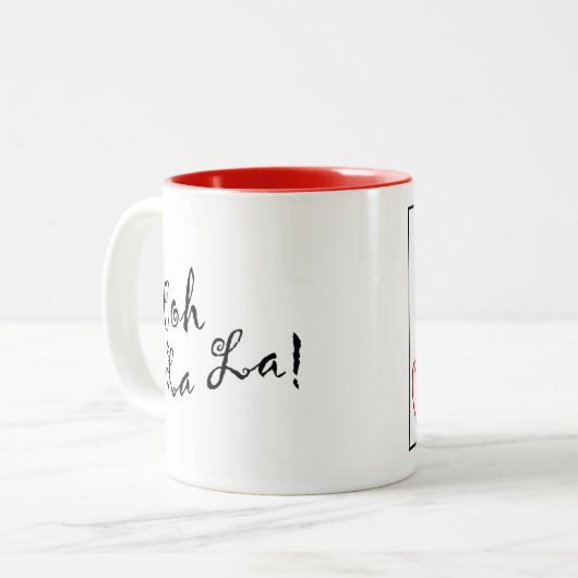 "DIVA" einer Tasse! Zwei-Tone-Kaffee-Tasse Zweifarbige Tasse (Vorderseite Links)