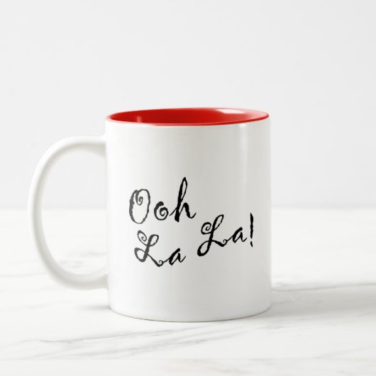 "DIVA" einer Tasse! Zwei-Tone-Kaffee-Tasse Zweifarbige Tasse (Links)