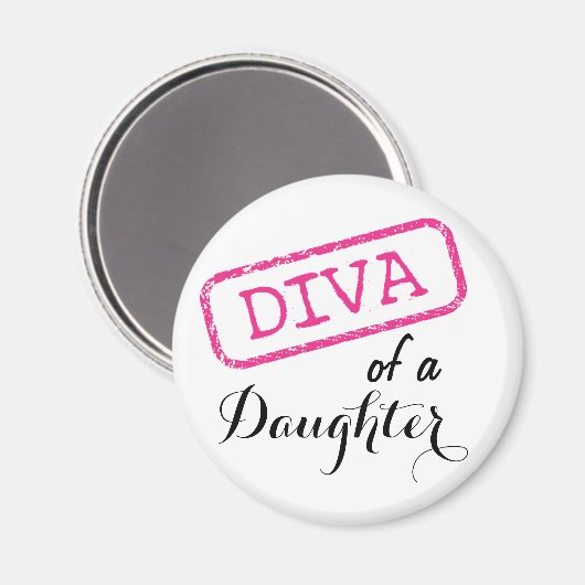 DIVA einer Tochter Magnet (Vorderseite/Rückseite)