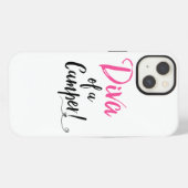 "Diva eines Campers!" iPhone Hülle (Rückseite (Horizontal))