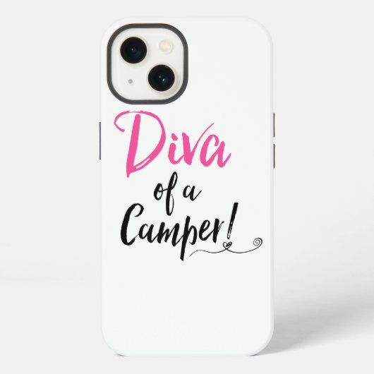 "Diva eines Campers!" iPhone Hülle (Rückseite)