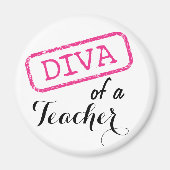 DIVA eines Lehrers Magnet (Vorne)