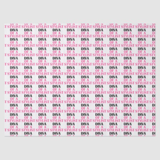 "DIVA EINES STYLISTEN" SEIDENPAPIER (Vorderseite)