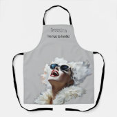 Diva Eleganter Stil Schürze (Vorderseite)