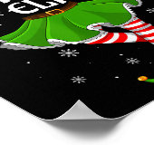 Diva Elf Christmas Family Girls Elf Squad Xm Poster (Ecke)