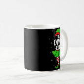 Diva Elf Christmas Girls Women Elf Squad Xmas Fami Kaffeetasse (VorderseiteRechts)