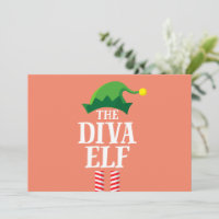 Diva-Elf passende Familien-Gruppen-Weihnachtsfeier