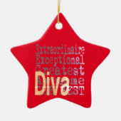 Diva Extraordinaire Keramik Ornament (Vorne)