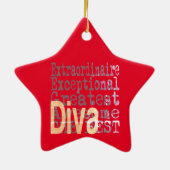Diva Extraordinaire Keramik Ornament (Hinten)