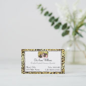 Diva Eyes Eye Lash Business Card Visitenkarte (Stehend Vorderseite)