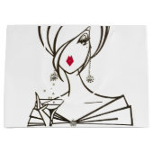 ‚Diva Fabulous‘ Große Geschenktüte (Vorderseite)